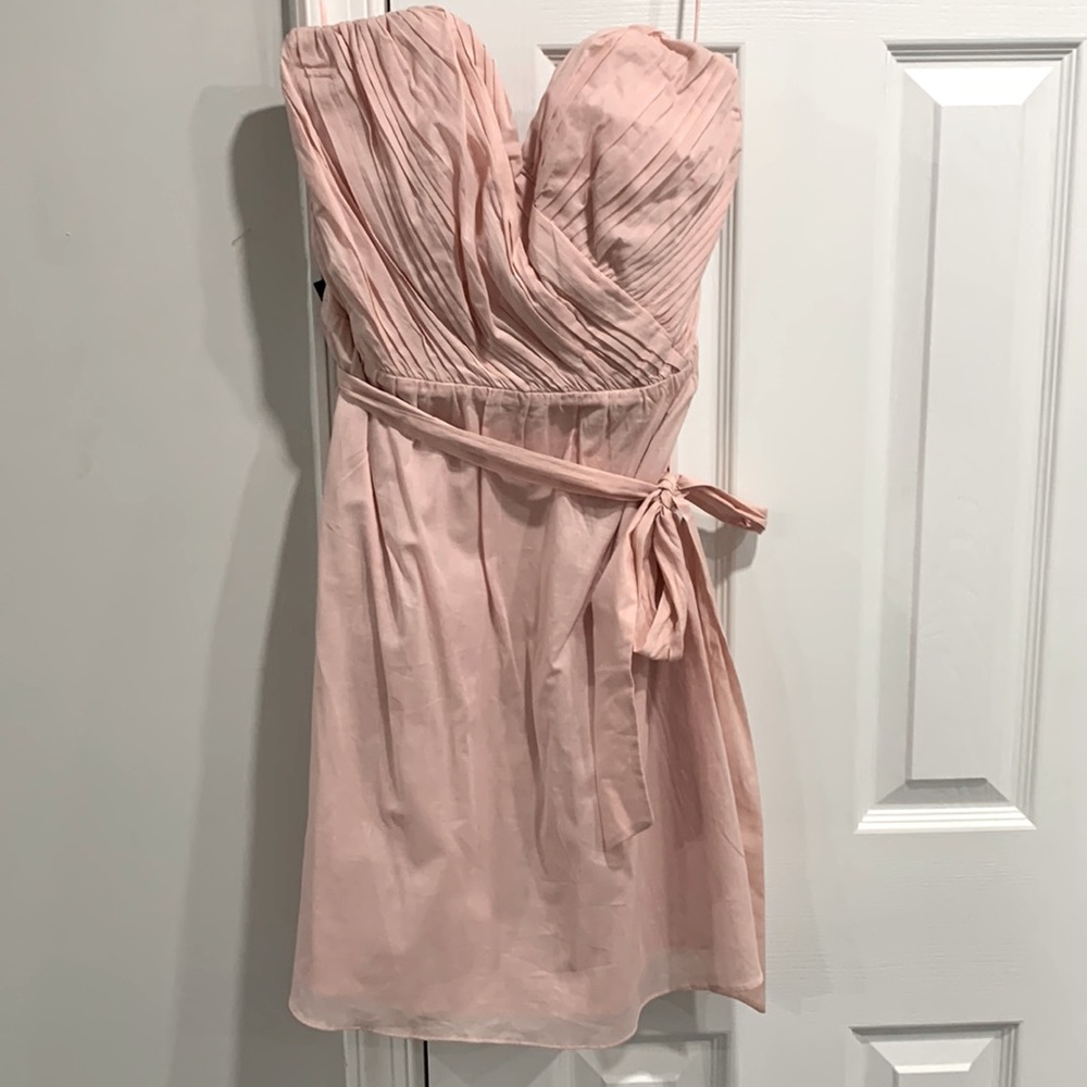 Express, Women’s strapless mini dress, light pink, NWT, size 10